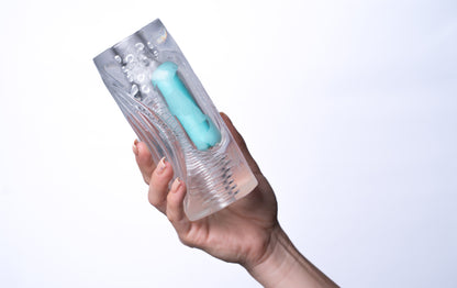 Aster Vibrating Male Masturbator With Bullet -  Clear MTMA2101