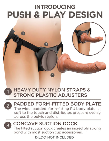 King Cock Elite Comfy Body Dock Strap-on Harness PDBD102-29