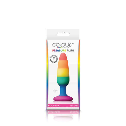 Colours - Pride Edition - Pleasure Plug - Small - Rainbow NSN0408-52