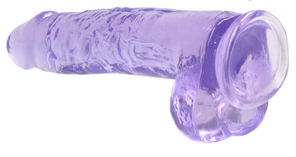9 Inch Realistic Dildo With Balls - Purple SH-REA093PUR