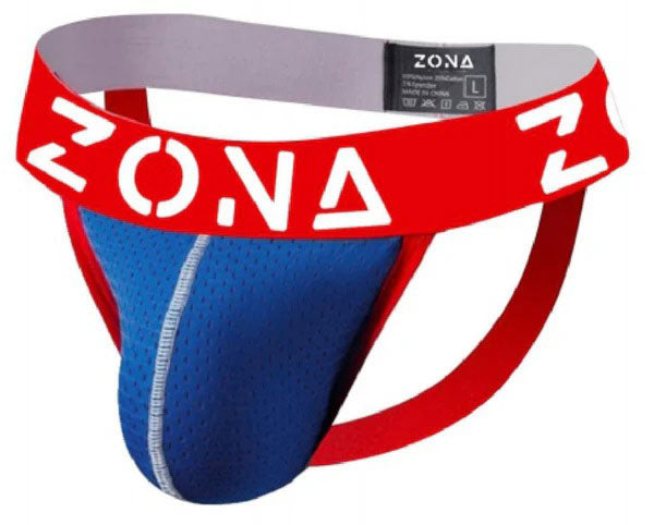 "Blue Rush Jockstrap - Large HS006D-L"