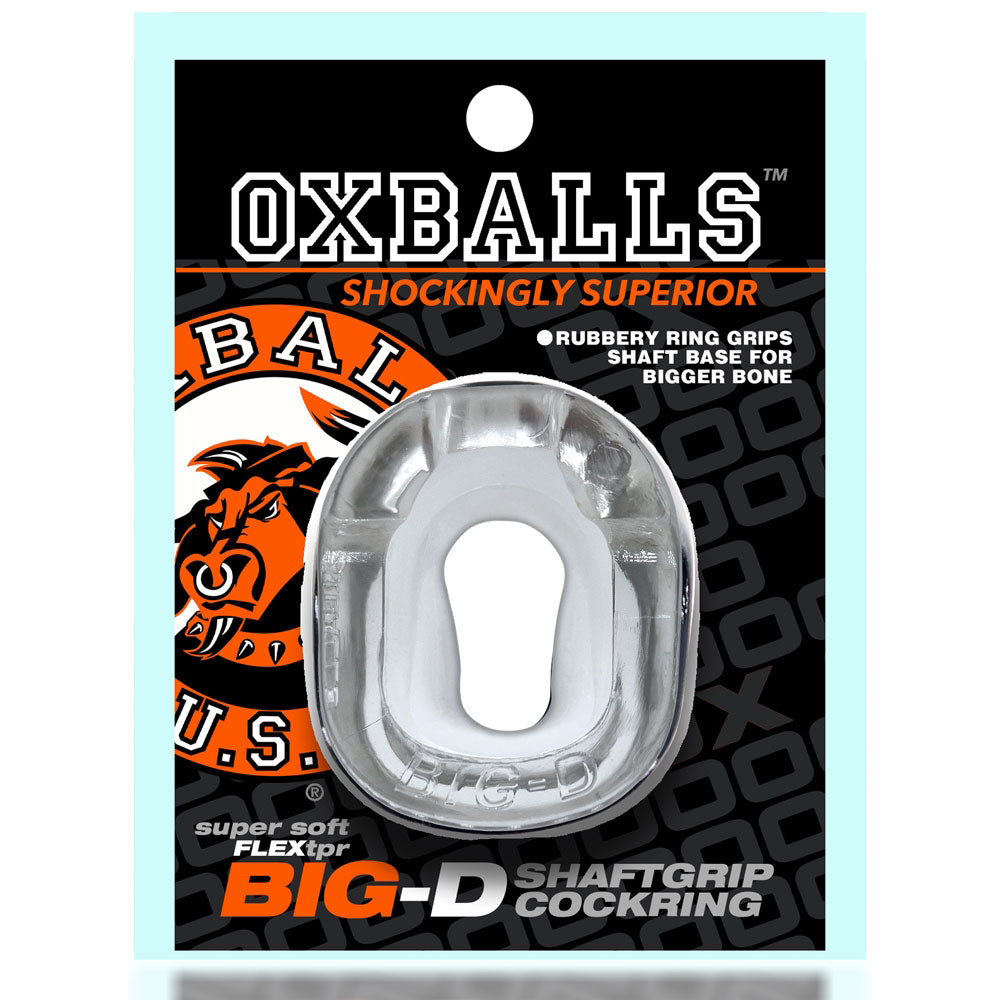 Big D Cockring - Clear OX-3076-CLR