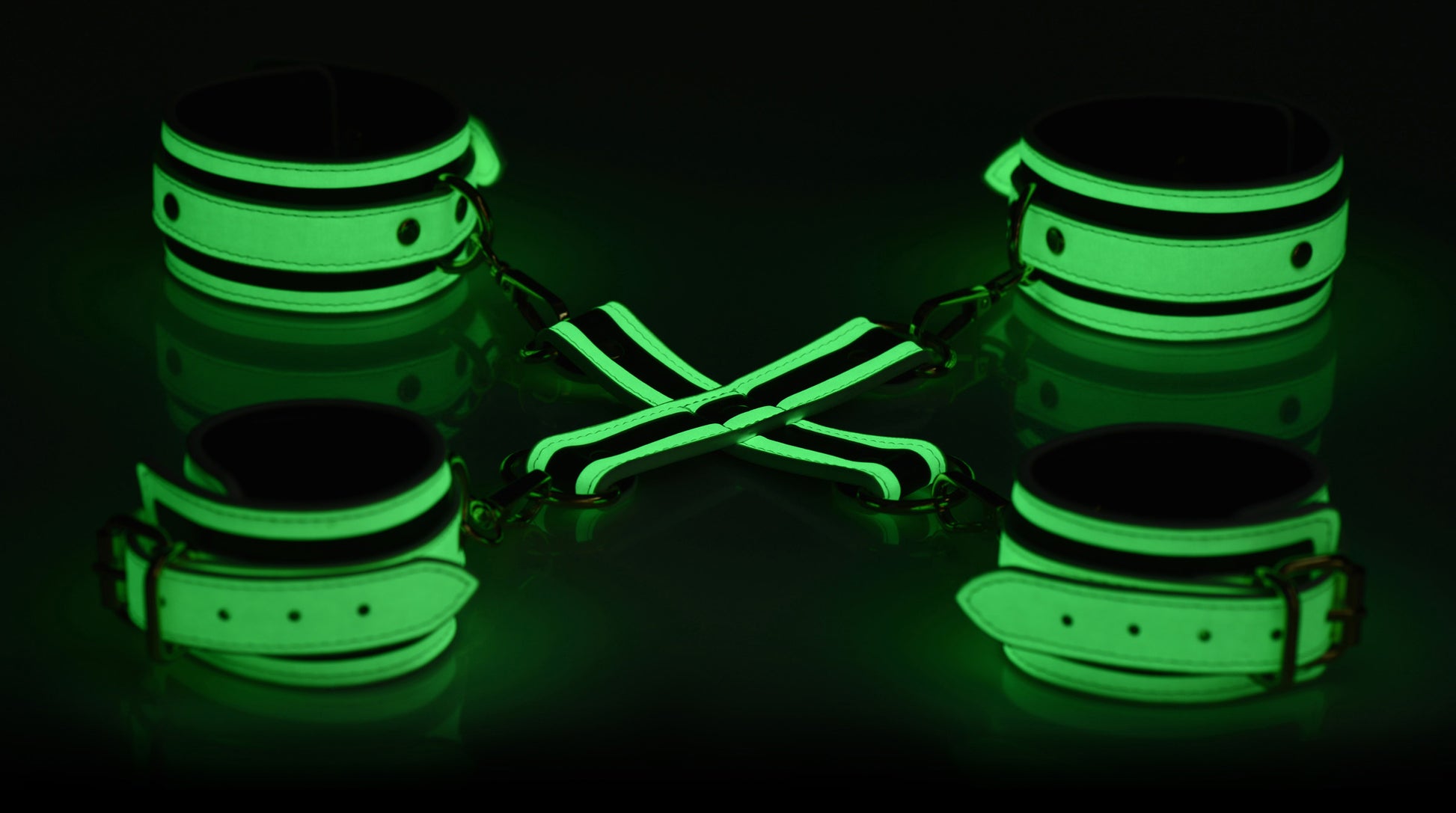 Kink in the Dark Glowing Hog-Tie Bondage Set MS-AG622