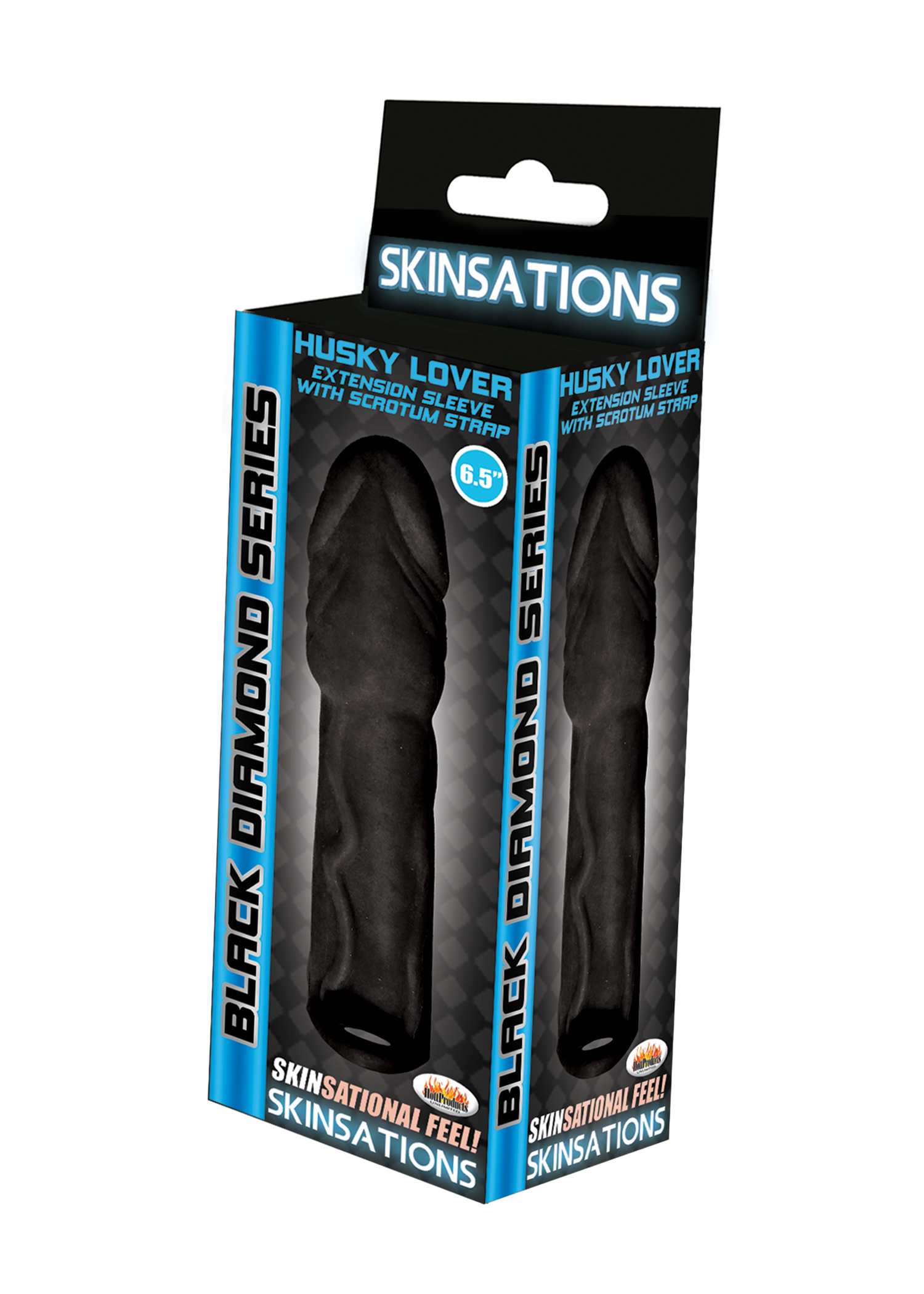 Skinsations Black Diamond Series Husky Lover 6.5 Inch - Black HTP3057