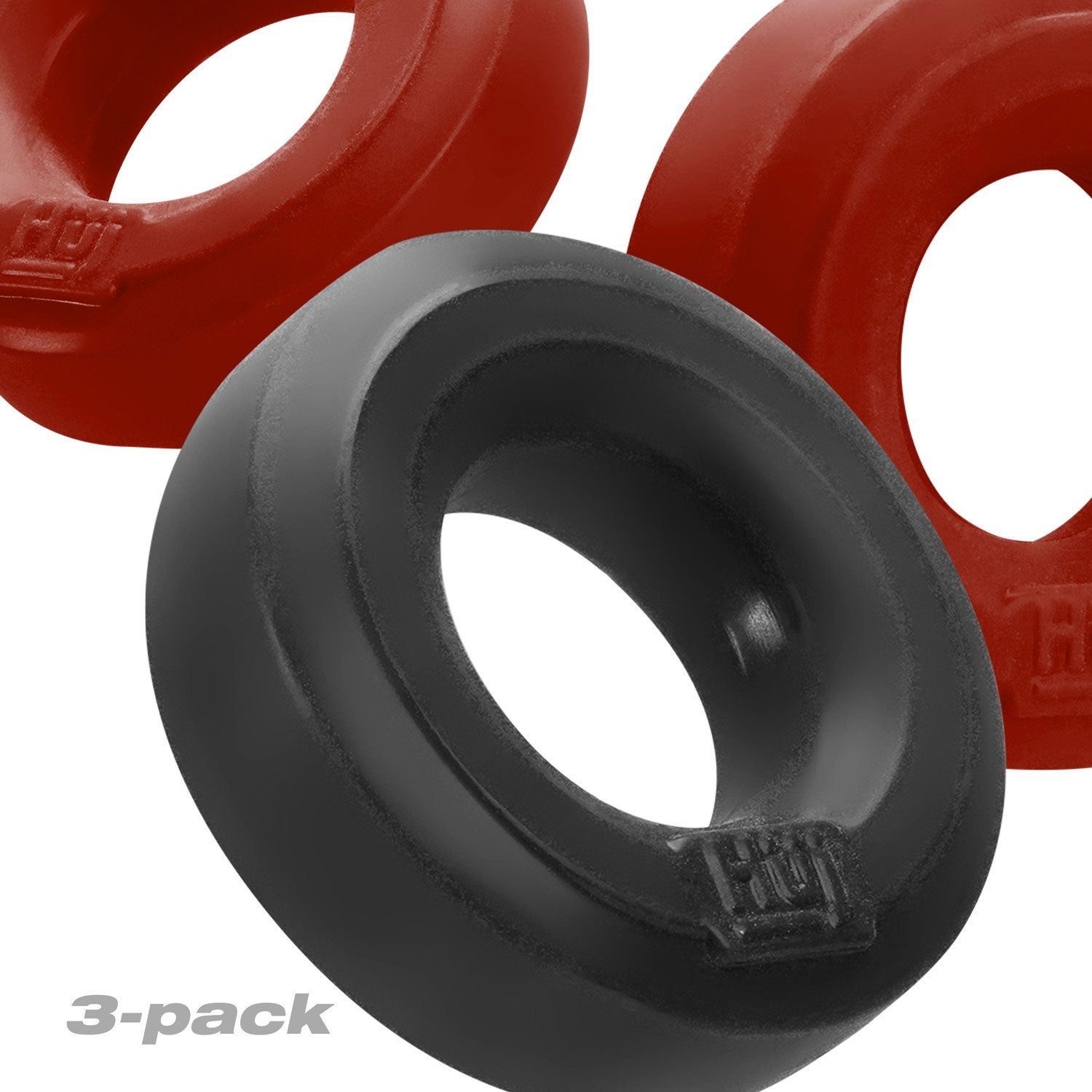 Huj3 C-Ring 3-Pack - Cherry / Ice OX-HUJ-102CHIC