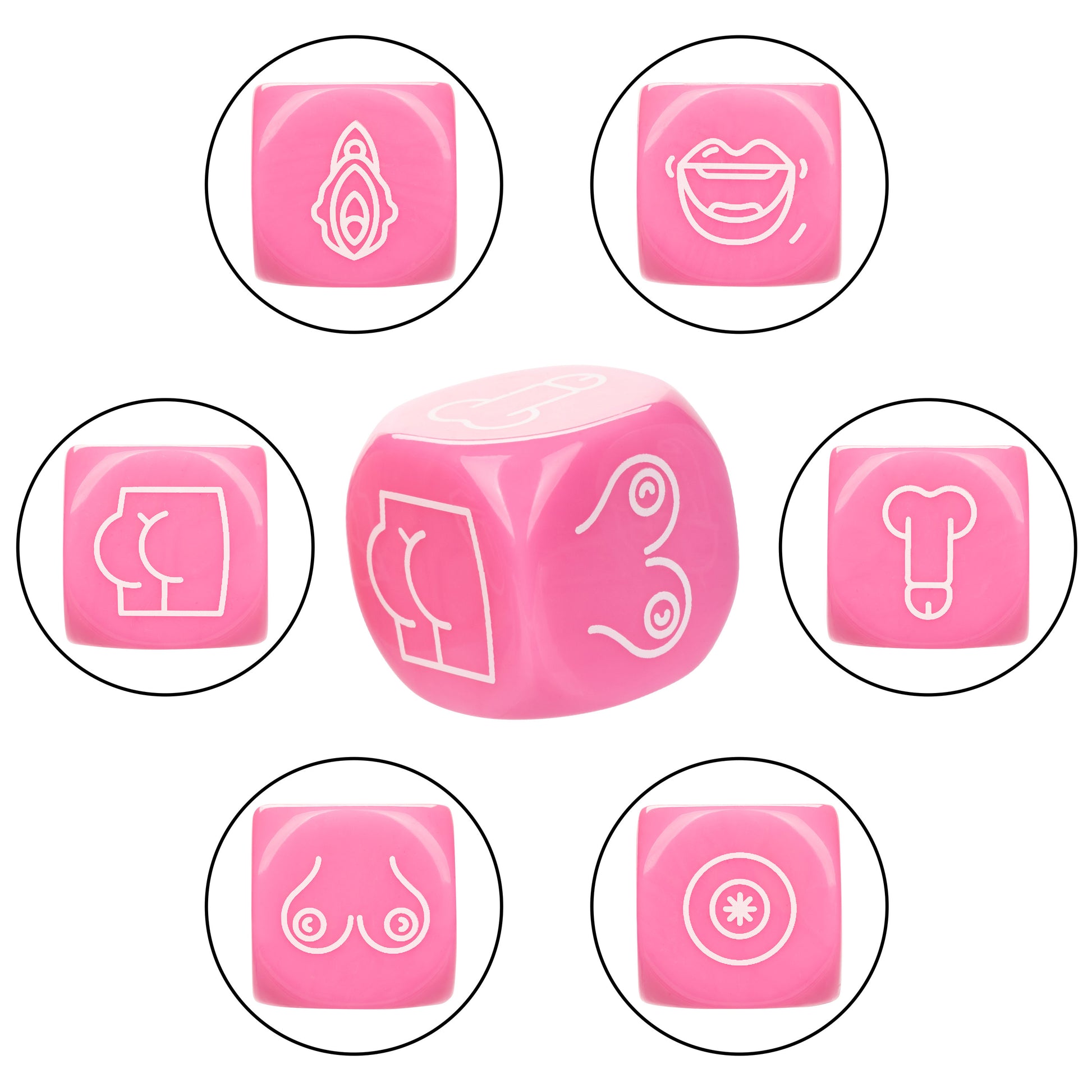 Naughty Bits Roll With It Icon - Based Sex Dice  Game SE4410772