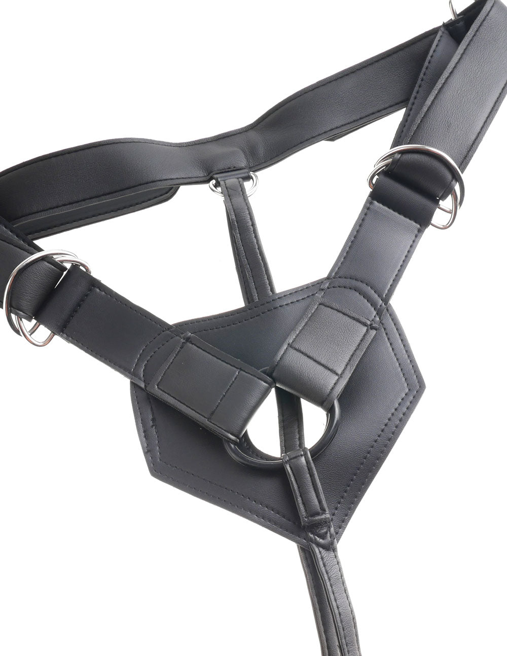 King Cock Strap-on Harness With 7 Inch Cock - Tan PD5622-22