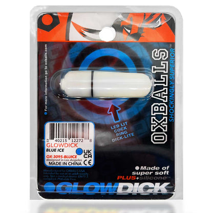 Glowdick Cockring With Led - Blue Ice OX-3095-BLUICE