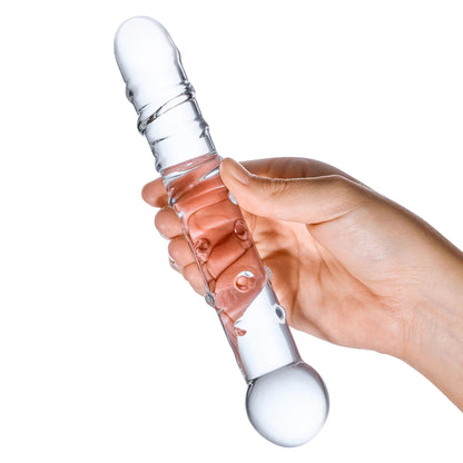 Callisto Clear Glass Dildo GLAS-78