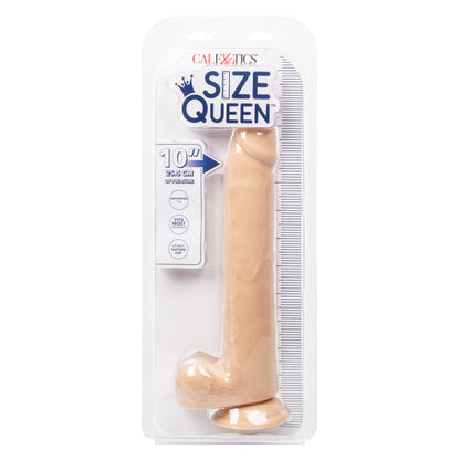 Size Queen 10 inch/25.5 Cm - Ivory