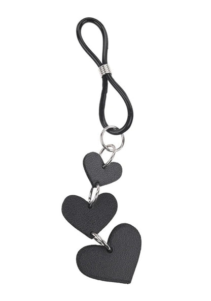 Heart Nipple Ties - Black SS09857