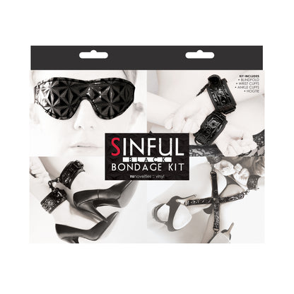 Sinful - Bondage Kit - Black NSN1219-03