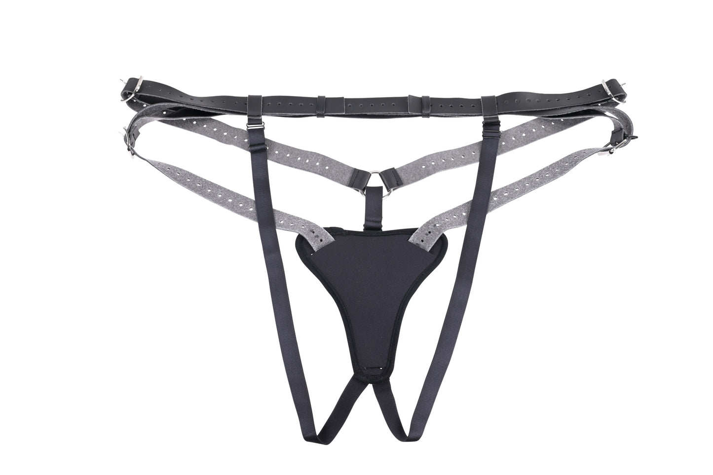 Aurora High Waisted Strap on - Black SS31005