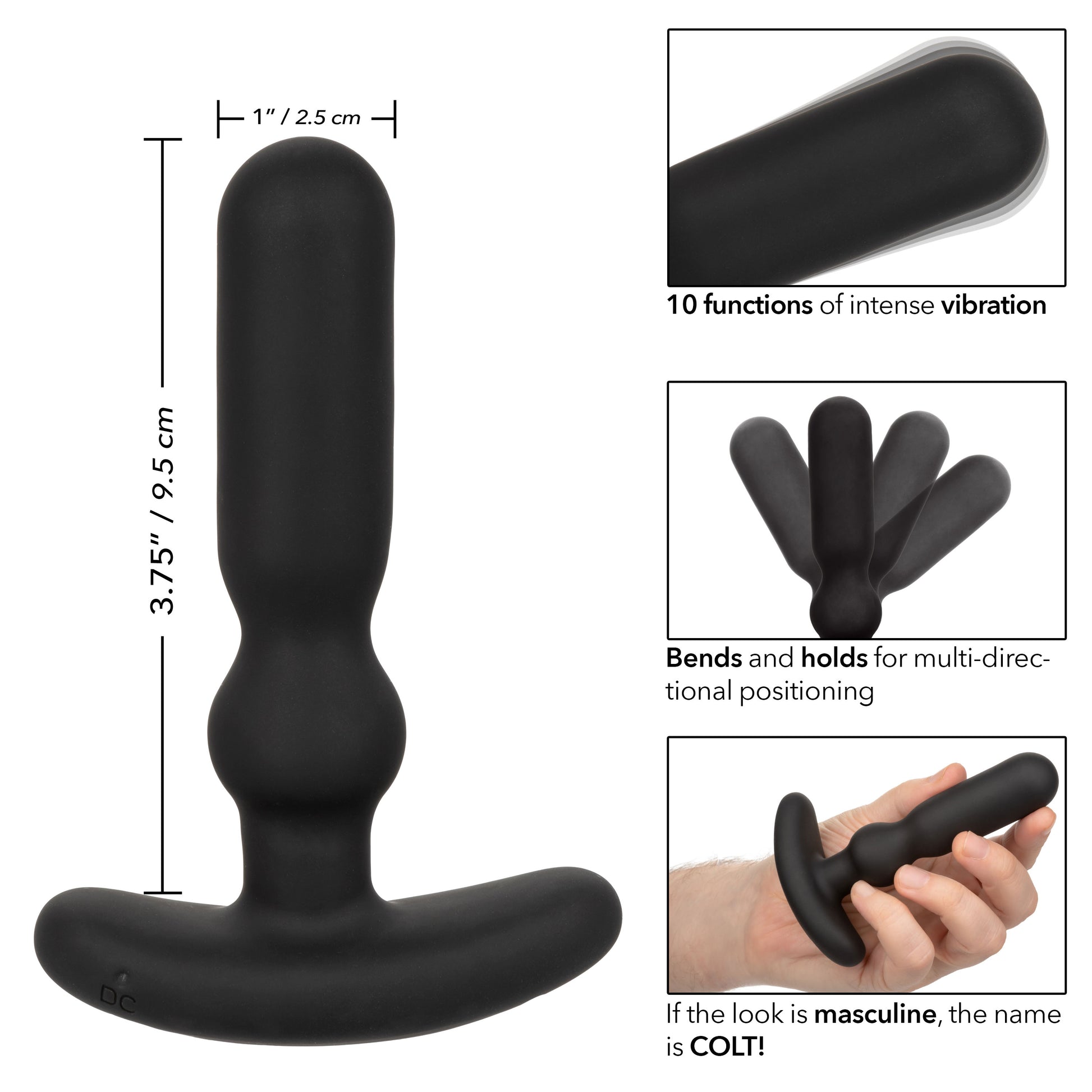 Colt Rechargeable Anal-T - Black SE6850452