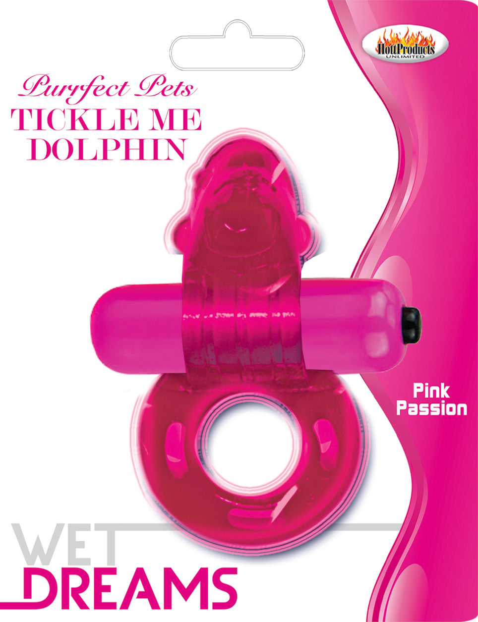 Purrfect Pet Tickle Me Dolphin - Magenta HTP2132