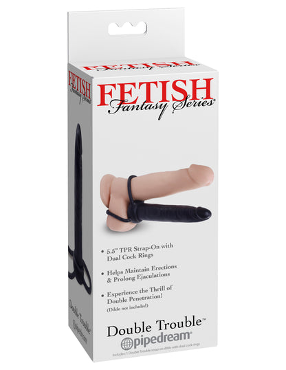 Fetish Fantasies Series Double Trouble - Black PD3740-23