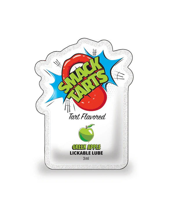 Smack Tarts Lube 3ml Pouch Display 36pc - Sour Apple