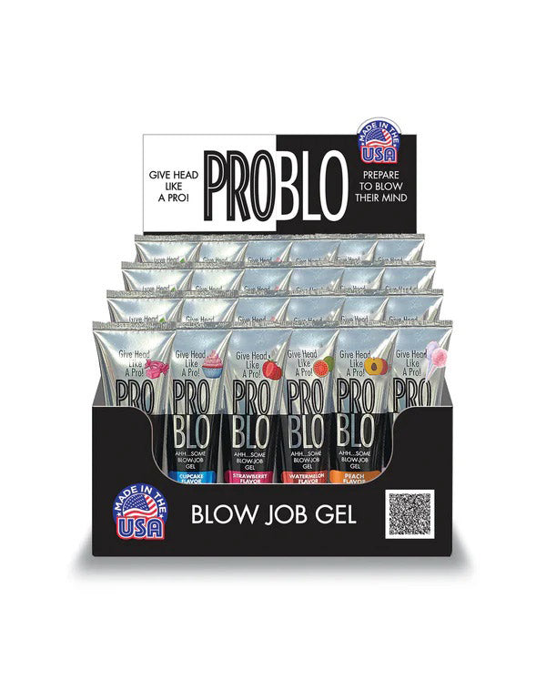 "Problo Oral Pleasure Gel Display of 24pcs LG-BT527D"