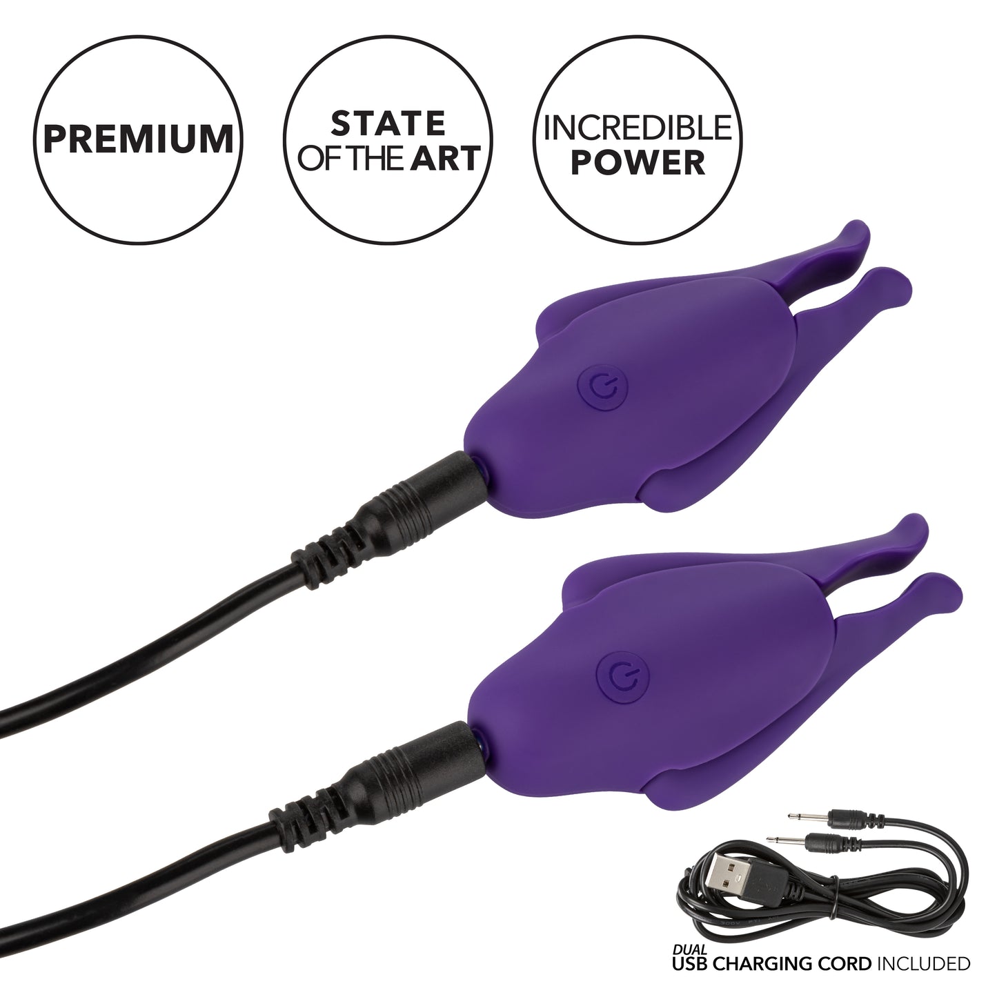 Nipple Play Rechargeable Nipplettes - Purple SE2589552