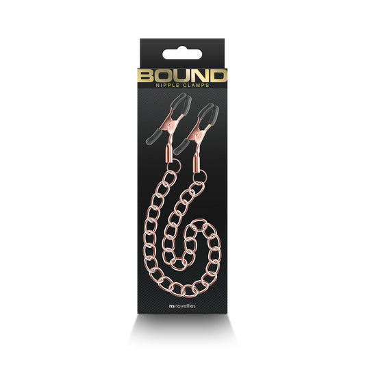 Bound - Nipple Clamps - Dc2 - Rose Gold NSN-1303-02