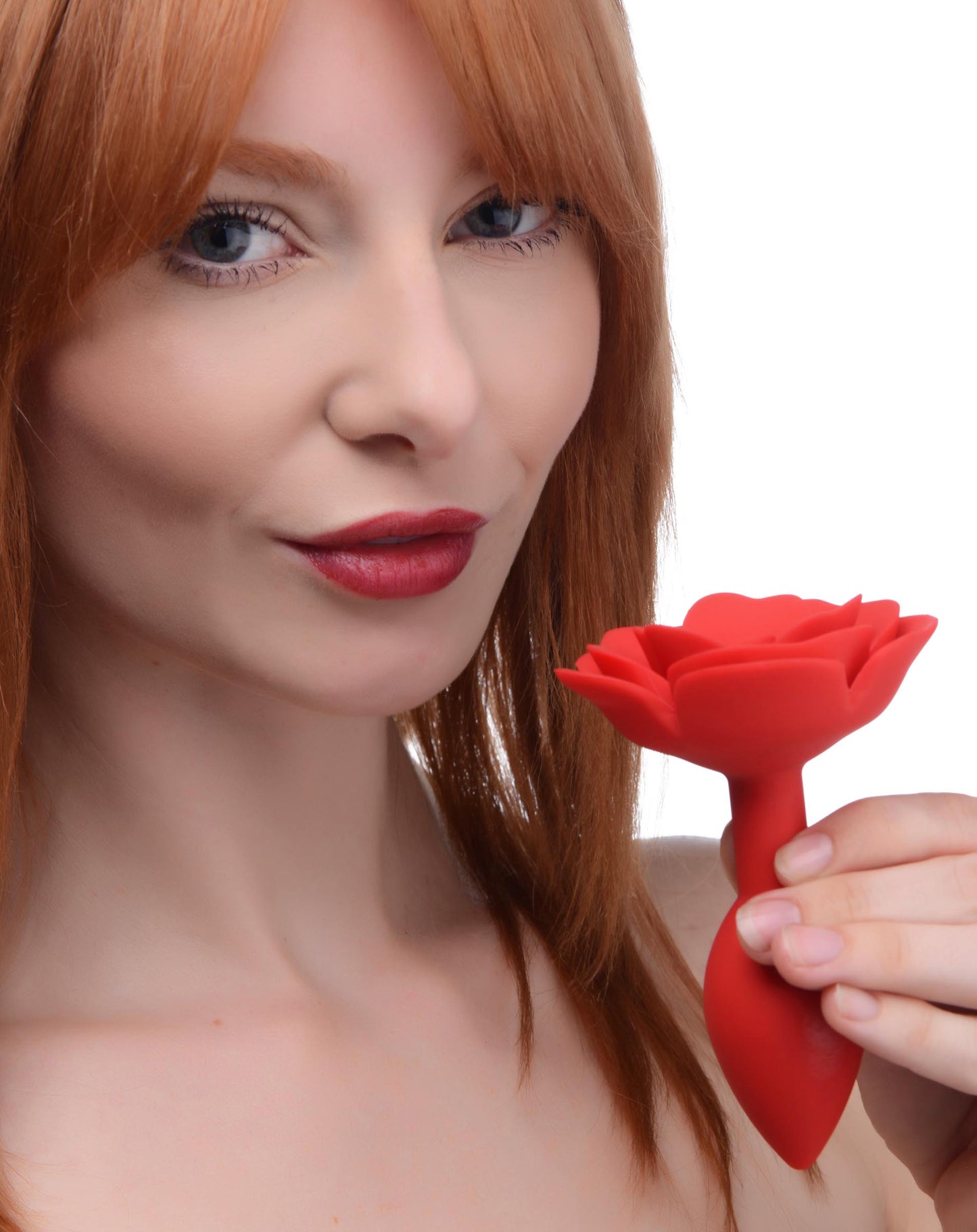 Booty Bloom Silicone Rose Anal Plug - Medium MS-AG613-MED