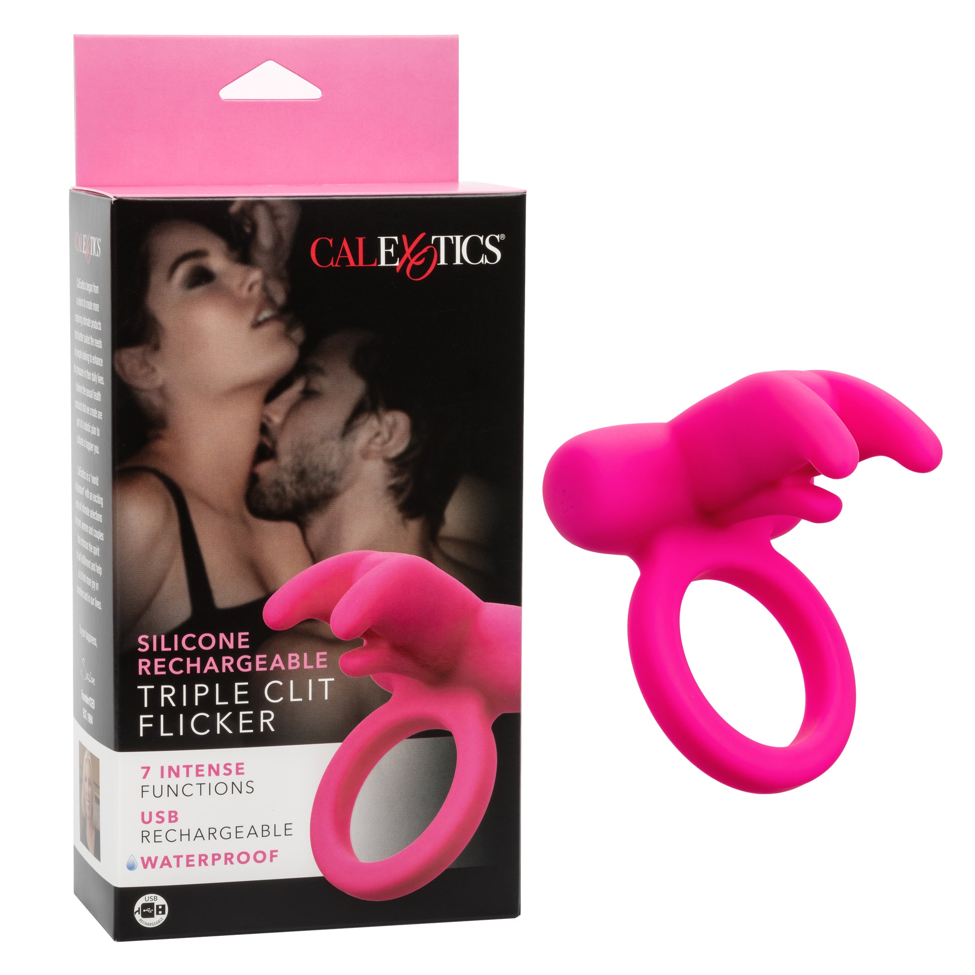 Silicone Rechargeable Triple Clit Flicker SE1841203