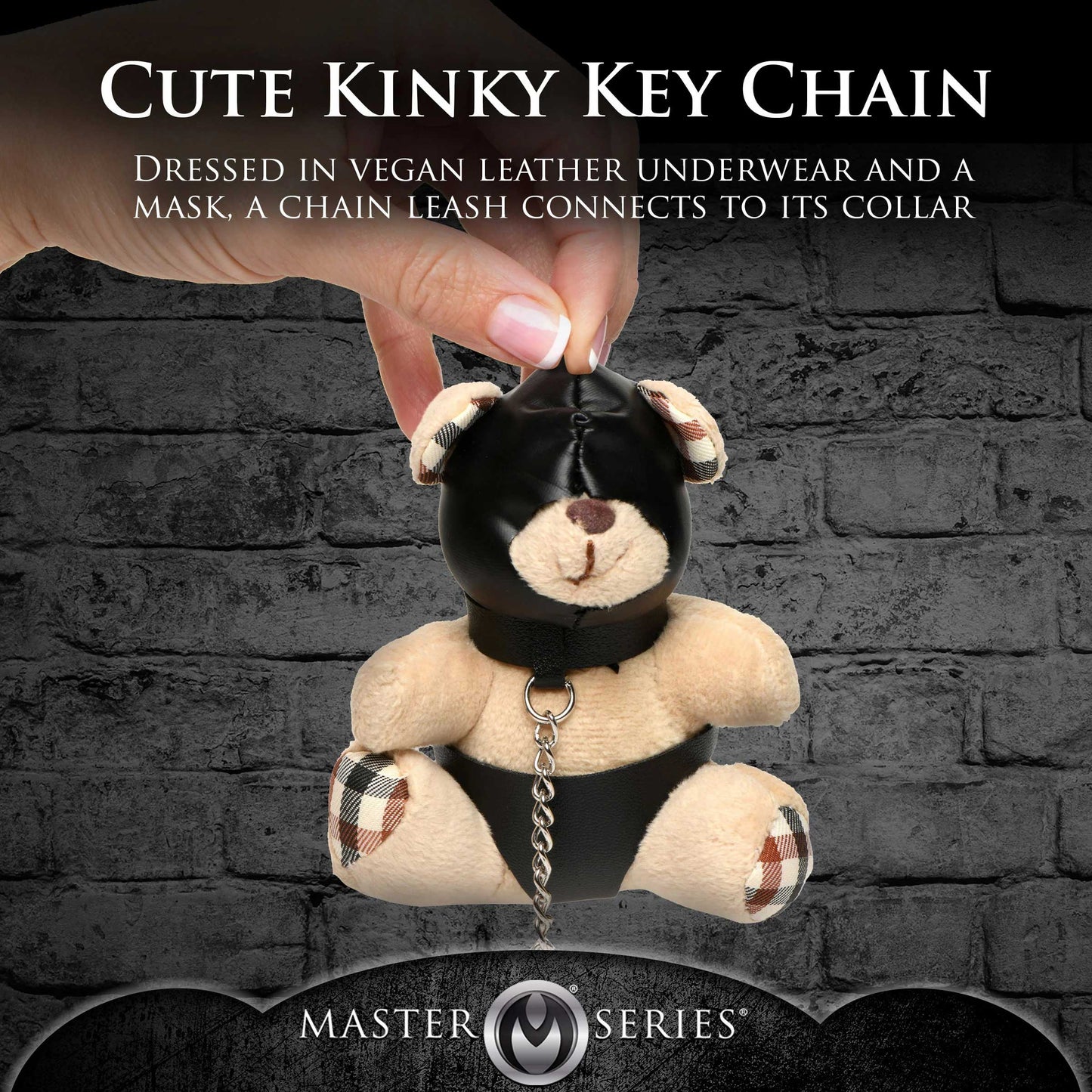 Hooded Teddy Bear Keychain MS-AH119