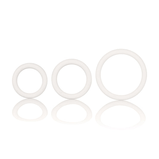 Rubber Ring 3 Piece Set - White SE1407092