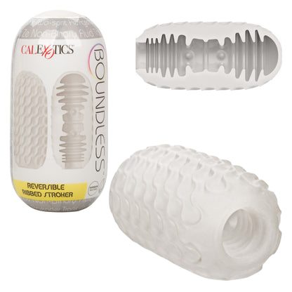 Boundless Reversible Ribbed Stroker - Clear SE2699801