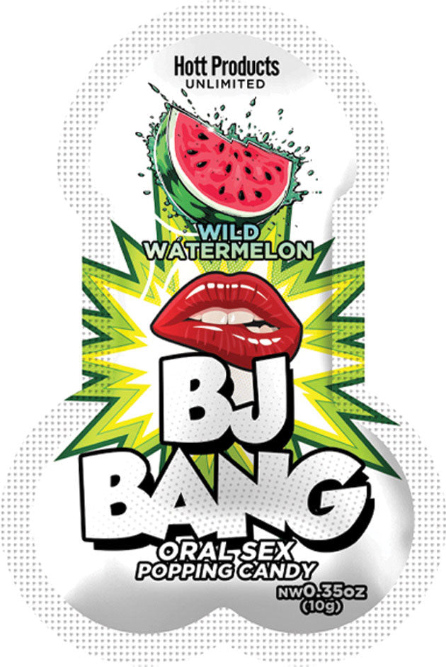 "Bj Bang - 1pc Oral Sex Popping Candy - Watermelon 10gm HTP3598"