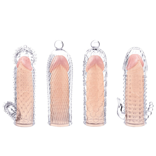 "Magic Soft and Stretchy Tickler Sleeves Kit - Clear NW3228"