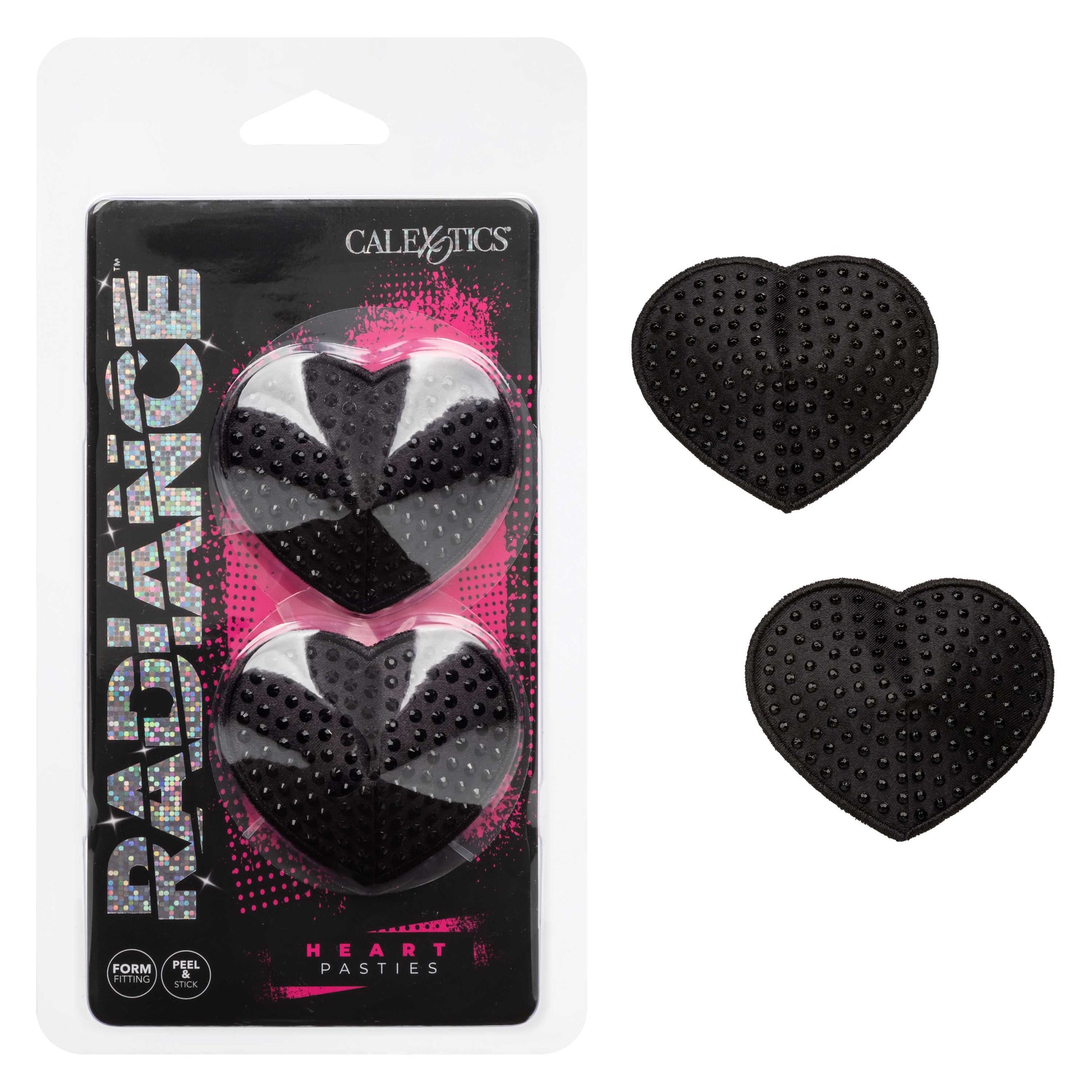 Radiance Heart Pasties - Black SE3000052