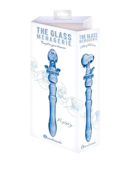 Glass Menagerie - Puppy Dildo - Blue IC1105