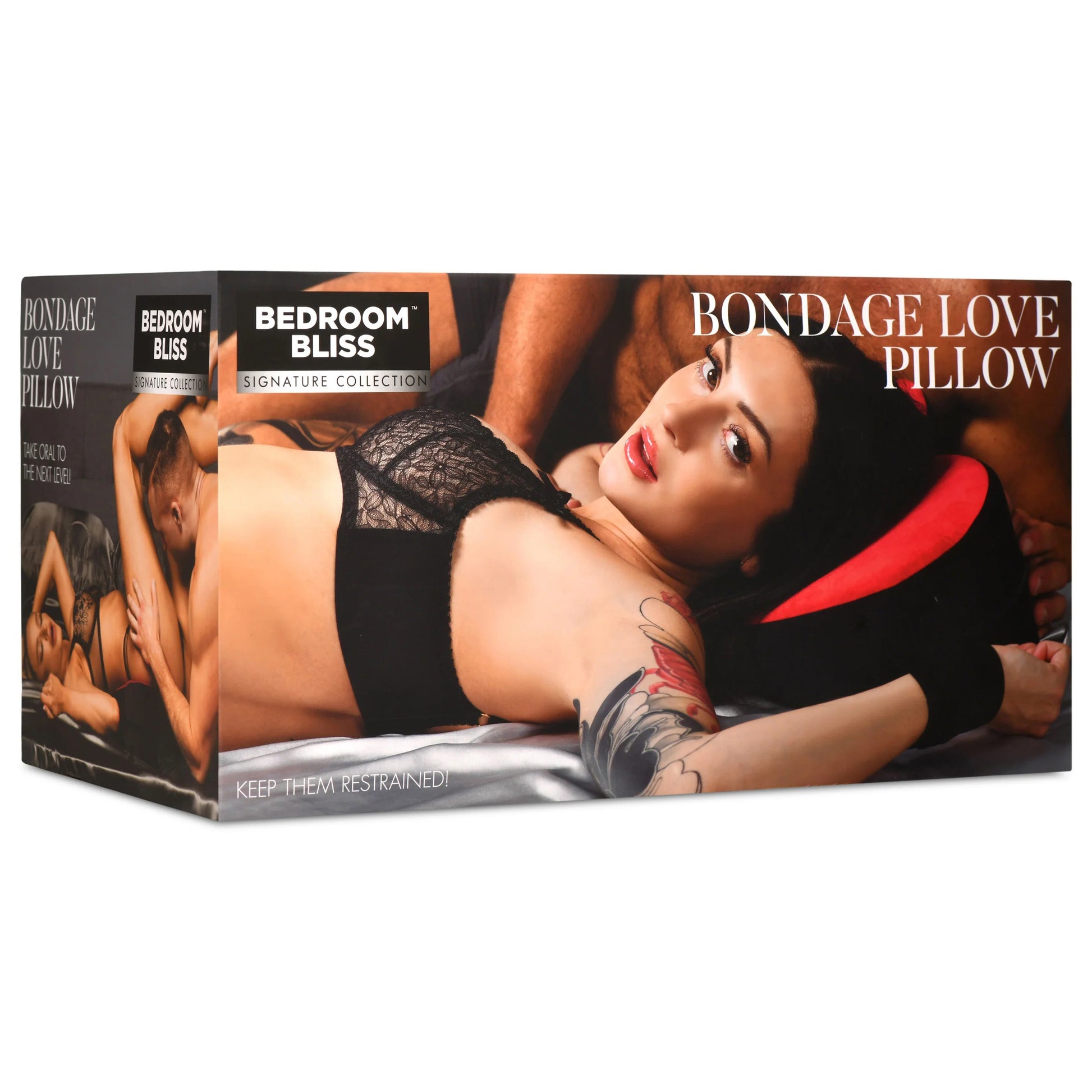 Bondage Love Pillow - Black/red BB-AH365