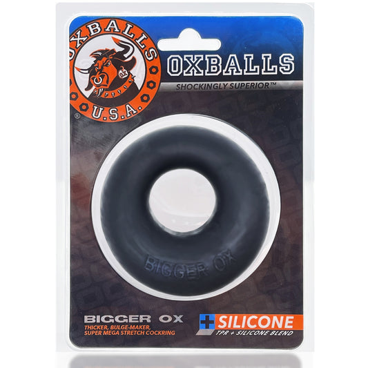 Bigger Ox Cockring - Black Ice OX-3058-BLIC