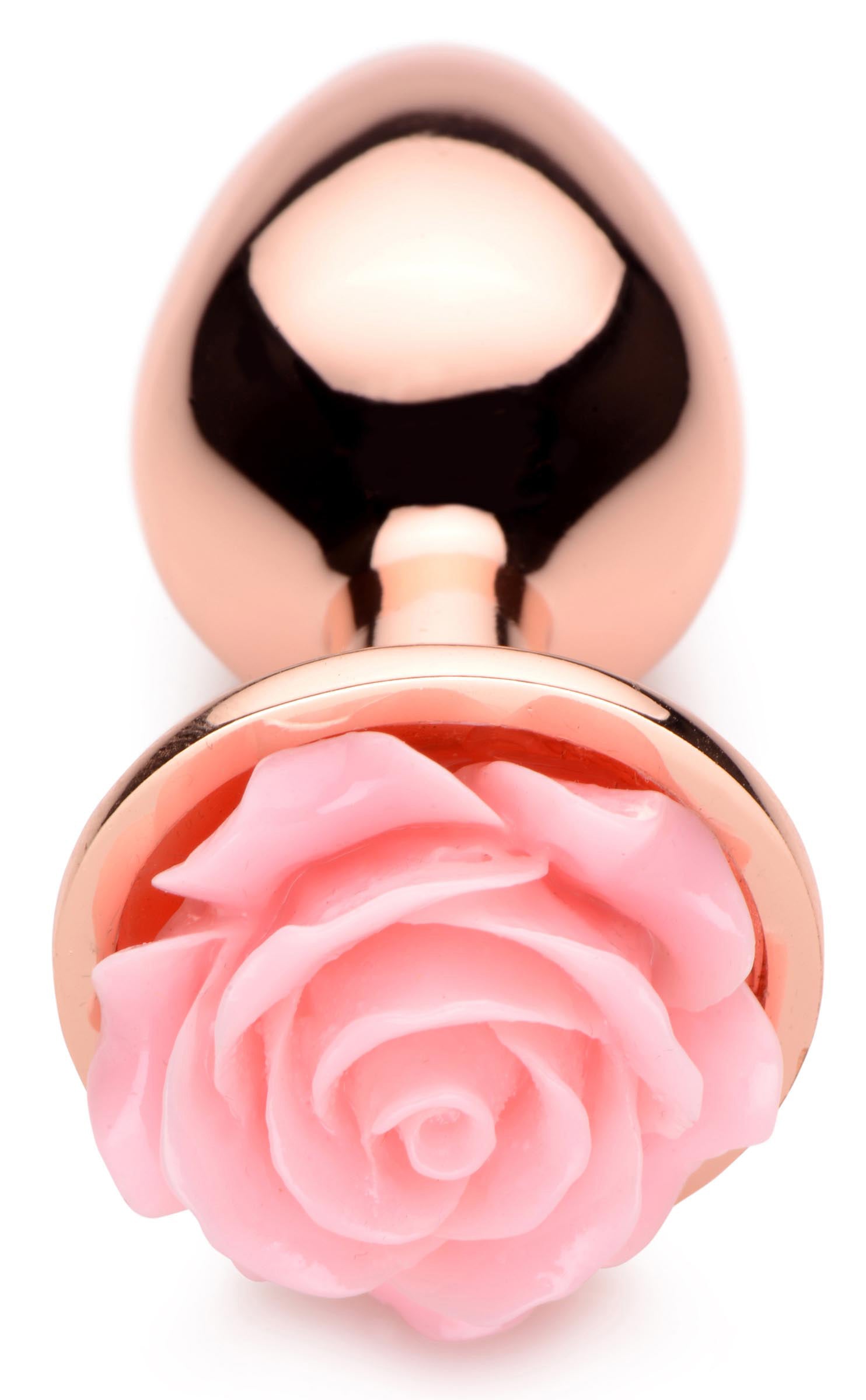 Pink Rose Gold Anal Plug - Small BTYS-AG855-SML