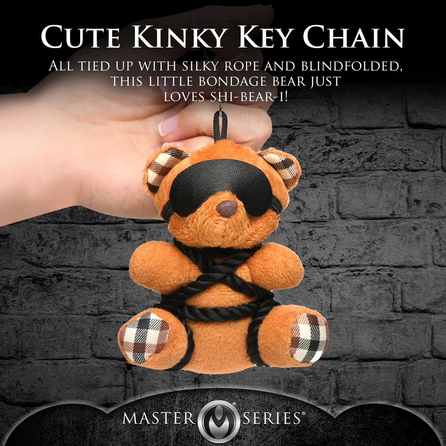 Rope Teddy Bear Keychain MS-AH121