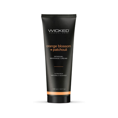 "Orange Blossom and Patchouli - Scented Sensual Massage Cream - 4 Oz WS-90934"