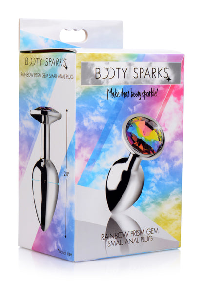 Rainbow Prism Gem Anal Plug - Small BTYS-AG375-SML