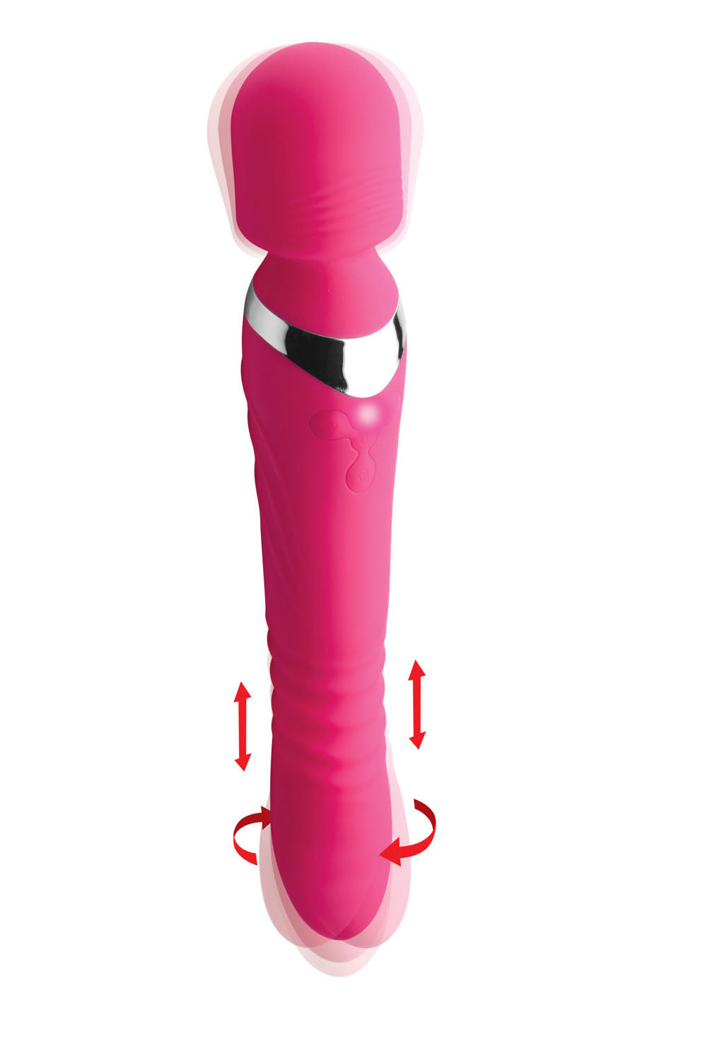 Ultra Thrusting and Vibrating Silicone Wand INM-AF472