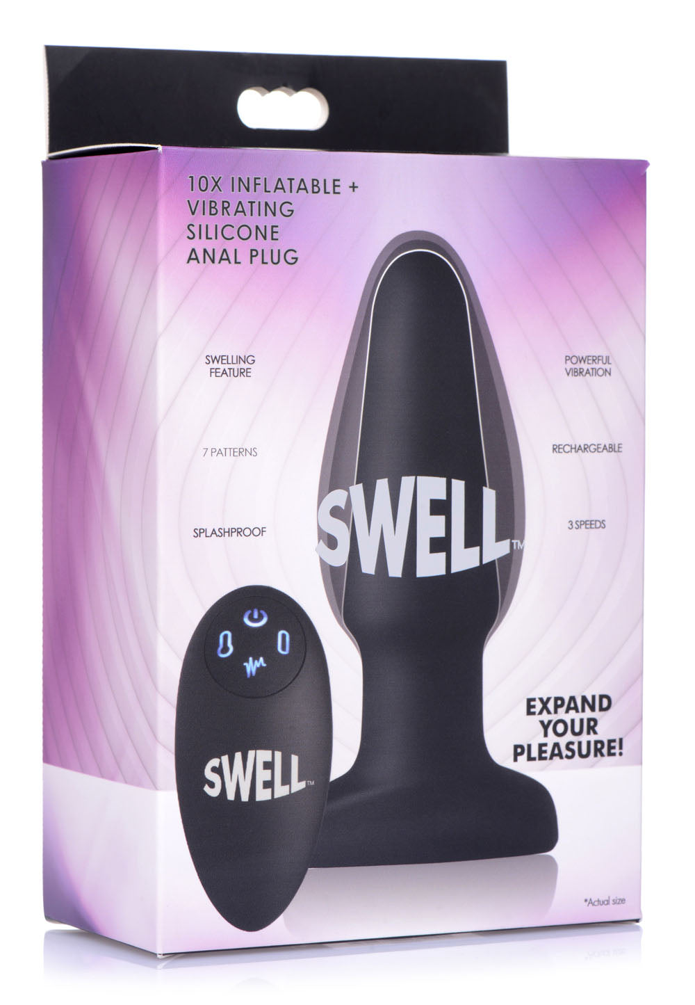 World's 1st Remote Control Inflatable 10x Anal Plug SWL-AG303