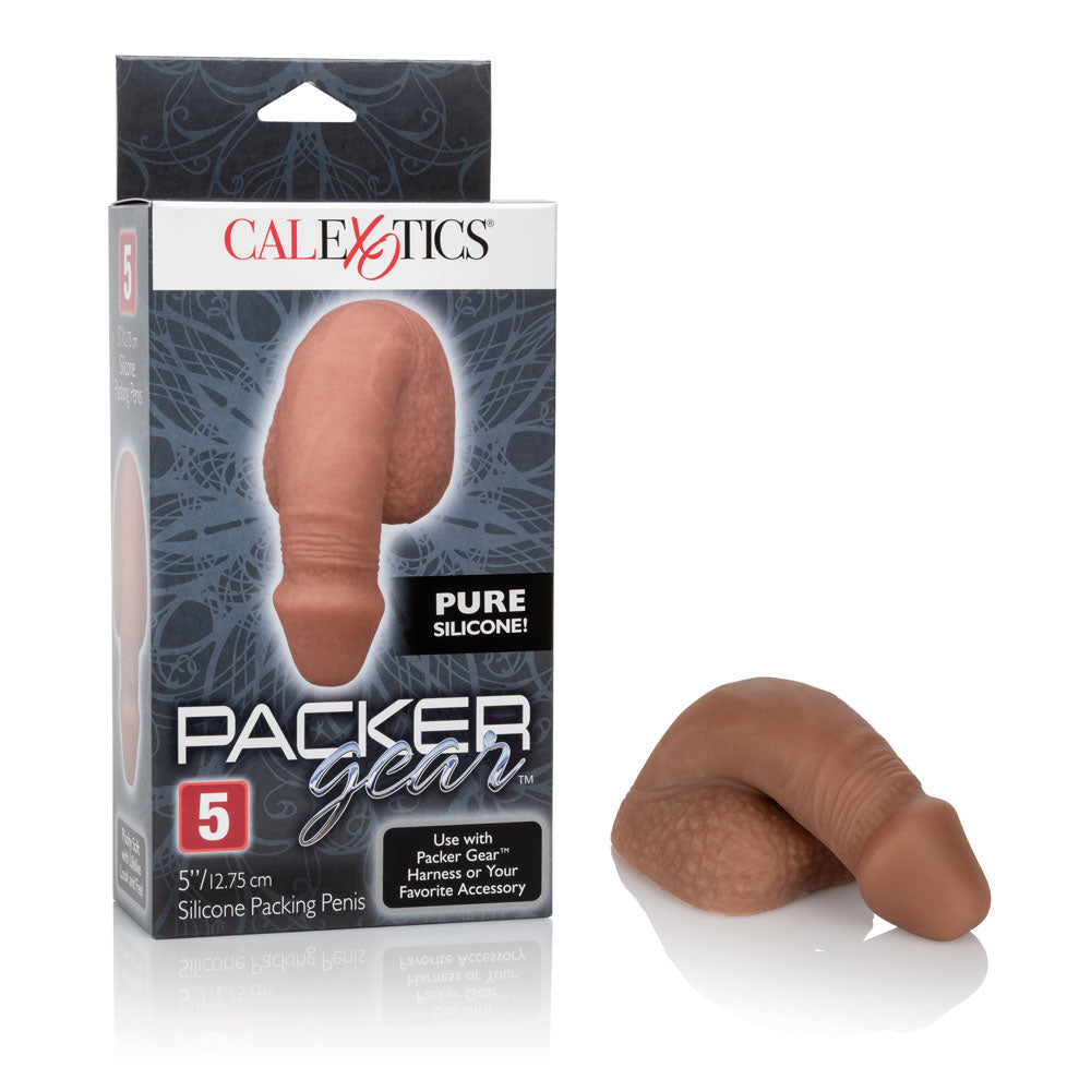 Packer Gear 5 Inch Silicone Packing Penis - Brown SE1581303