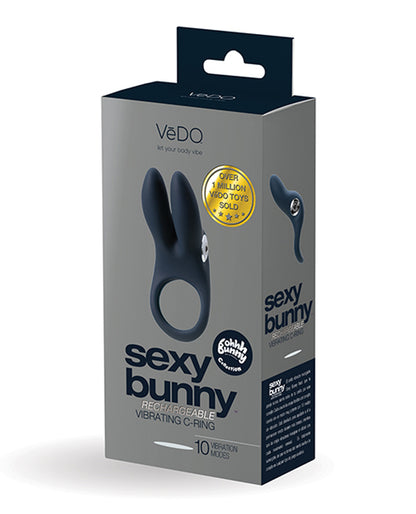 Sexy Bunny Rechargeable Ring - Black Pearl BU-0804