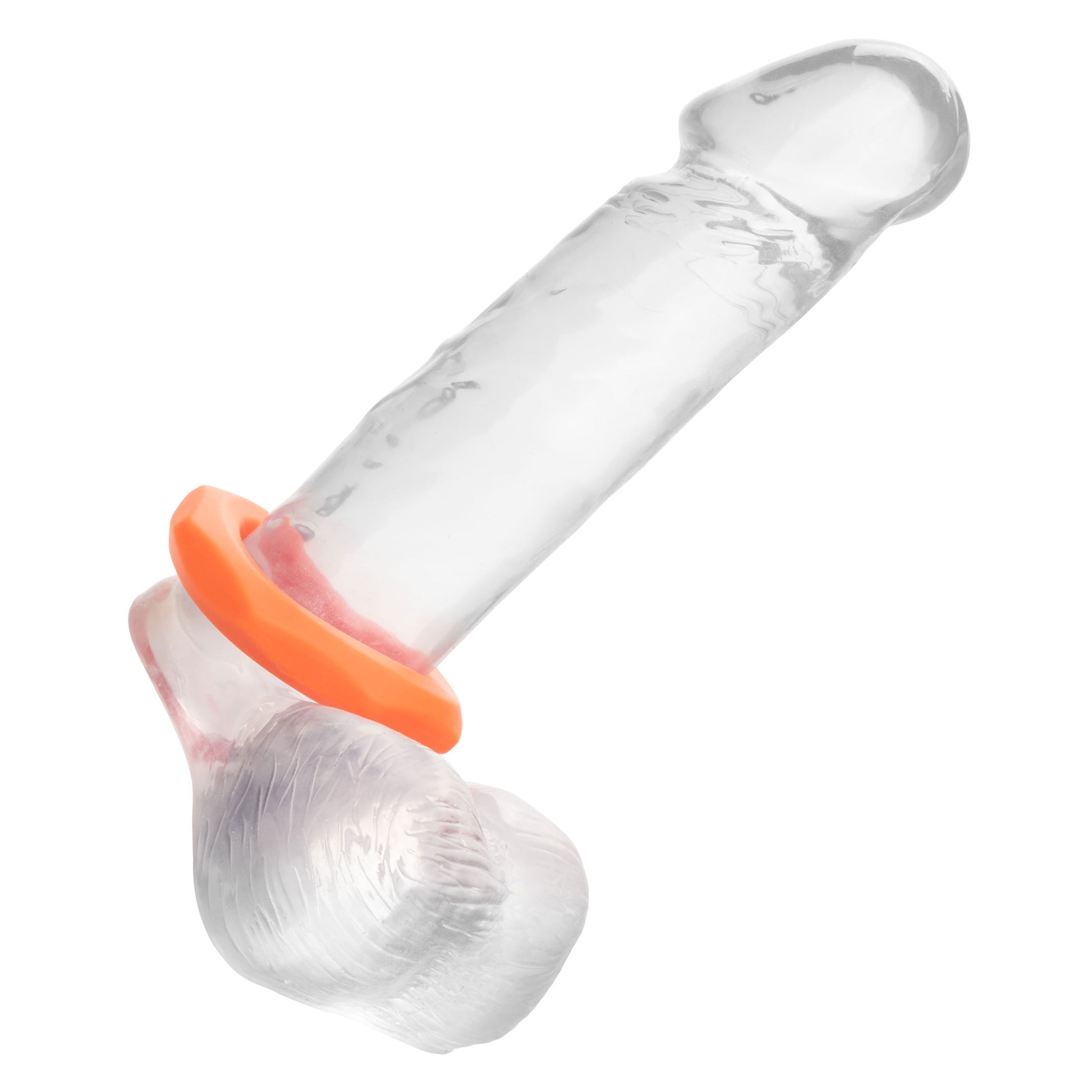 Alpha Liquid Silicone Sexagon Ring - Orange SE1492052