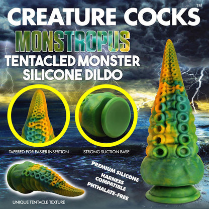 Monstropus Tentacled Monster Silicone Dildo CC-AG919