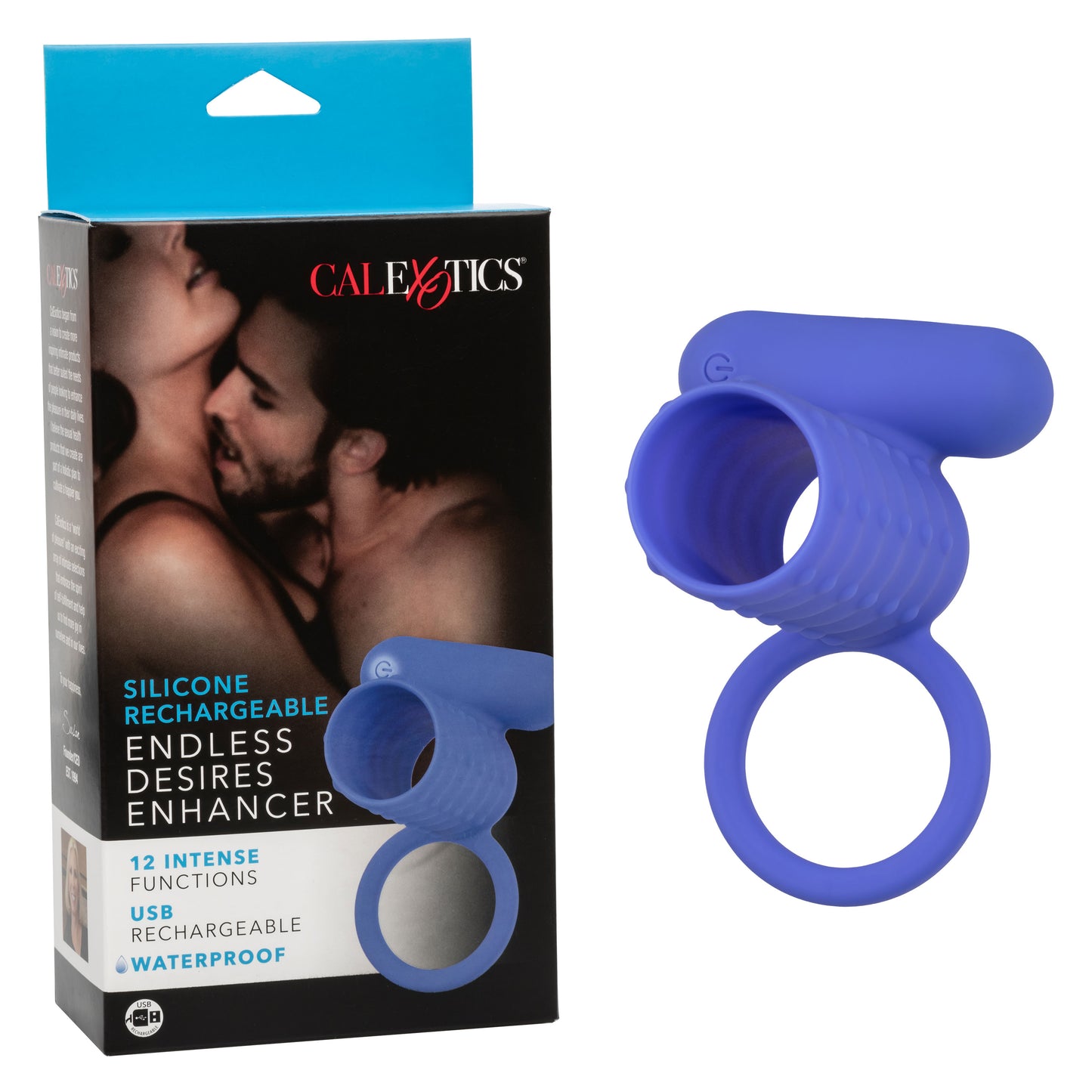 Silicone Rechargeable Endless Desires Enhancer -  Blue SE1844303