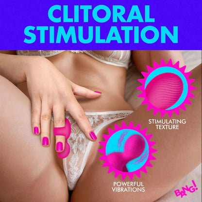 Silicone Finger Vibe - Pink