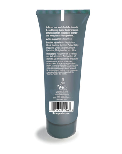 B-Luvd Erection Prolong Cream 2oz