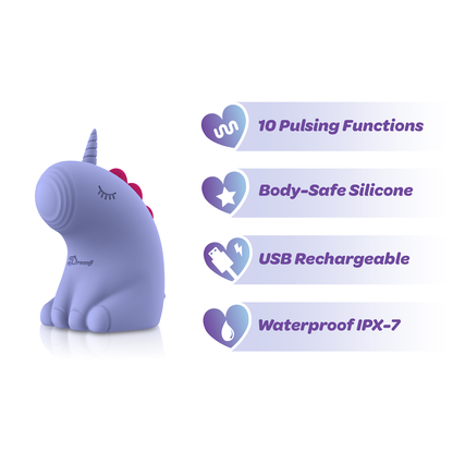 Dreamii Pulse Pulsing Unicorn Stimulator - Mystical Purple