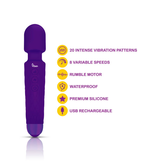 Tempest Wand Massager - Violet